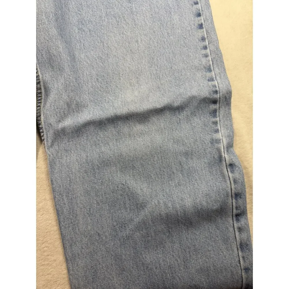 Levis 550 Jeans Mens 40x32 Relaxed Fit Light Wash Blue Denim Cotton